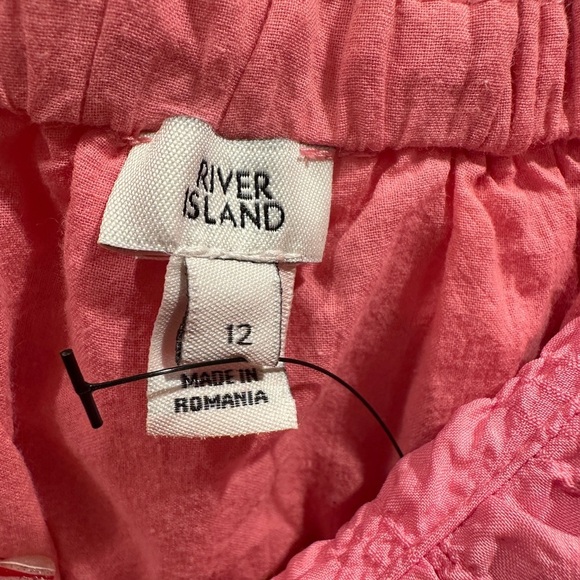 River Island Pink Textured Midi Dress - Picture 6 of 6